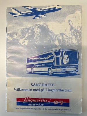 Lingmerths sånghäfte från dåtid