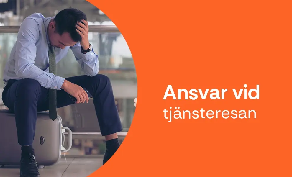 Vilket ansvar har arbetsgivaren när något händer på tjänsteresan?